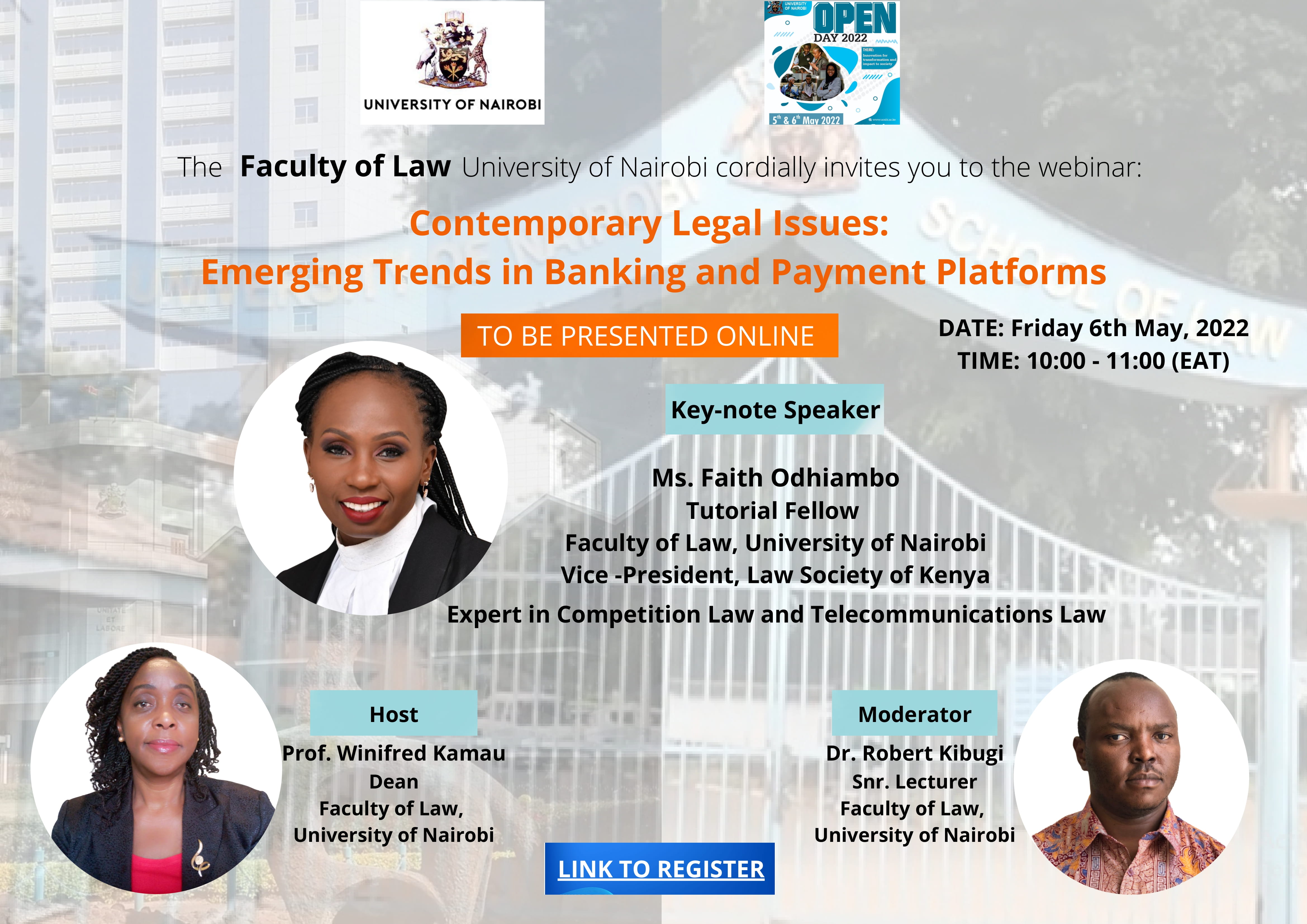 webinar on Contemporary Legal Issues: Emerging Trends in Banking and Payment Platforms