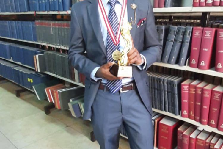  Trevor Kamau won the best researcher in the 10th edition of the moot court competition