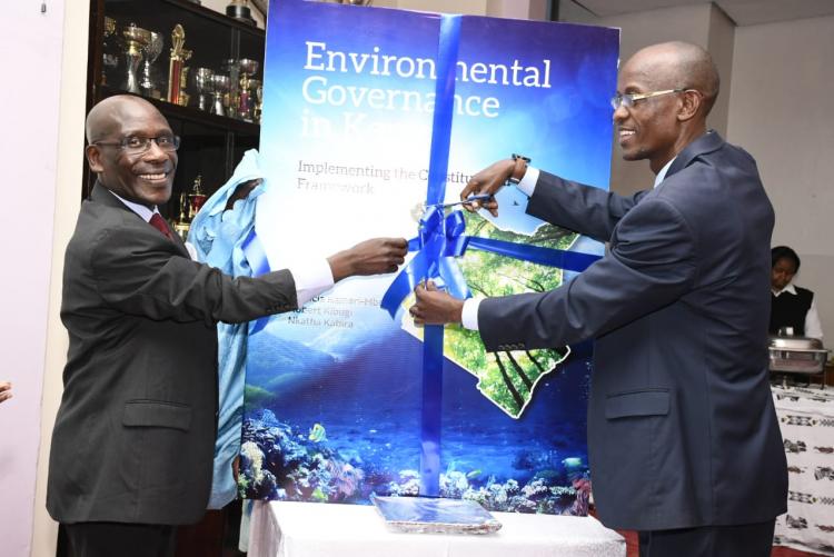 Faculty of law Scholars launch Book on Environmental Governance in Kenya