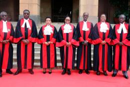 Supreme Court of Kenya judges. Photo/Courtesy