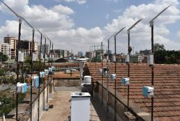 Air quality monitoring/collocation site at The University of Nairobi, Parklands Campus