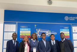 Representing the University of Nairobi were Ayaga Max Liambillah, Hubert Wandeto, Mbarak Khalid, William Philip, Amanda Faizer, and Patience Kathambi.